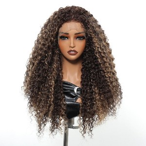 Jessie's Wig 22 Inch Curly 13*3.5 Synthetic Lace Wigs Blonde Highlights 1 Pc/Pack - 1 of 4