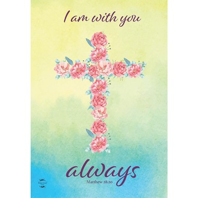 Briarwood Lane Spring Garden Flag 12x18 For Outdoor With You Always Cross For Spring Garden Flag Flags For Outside