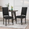 MAYEERTY Classic Dining Chair, Sturdy Frame Comfortable Seat, Dining Room Seating - 2 of 4