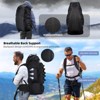 Generic 70L/100L Camping Hiking Backpack with Rain Cover, Expandable Large Military Tactical Backpack - 3 of 4