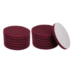 Unique Bargains Home Kitchen Cleaning Tools and Accessories Scouring Pads 5 Inch 12 Pcs - 1 of 3