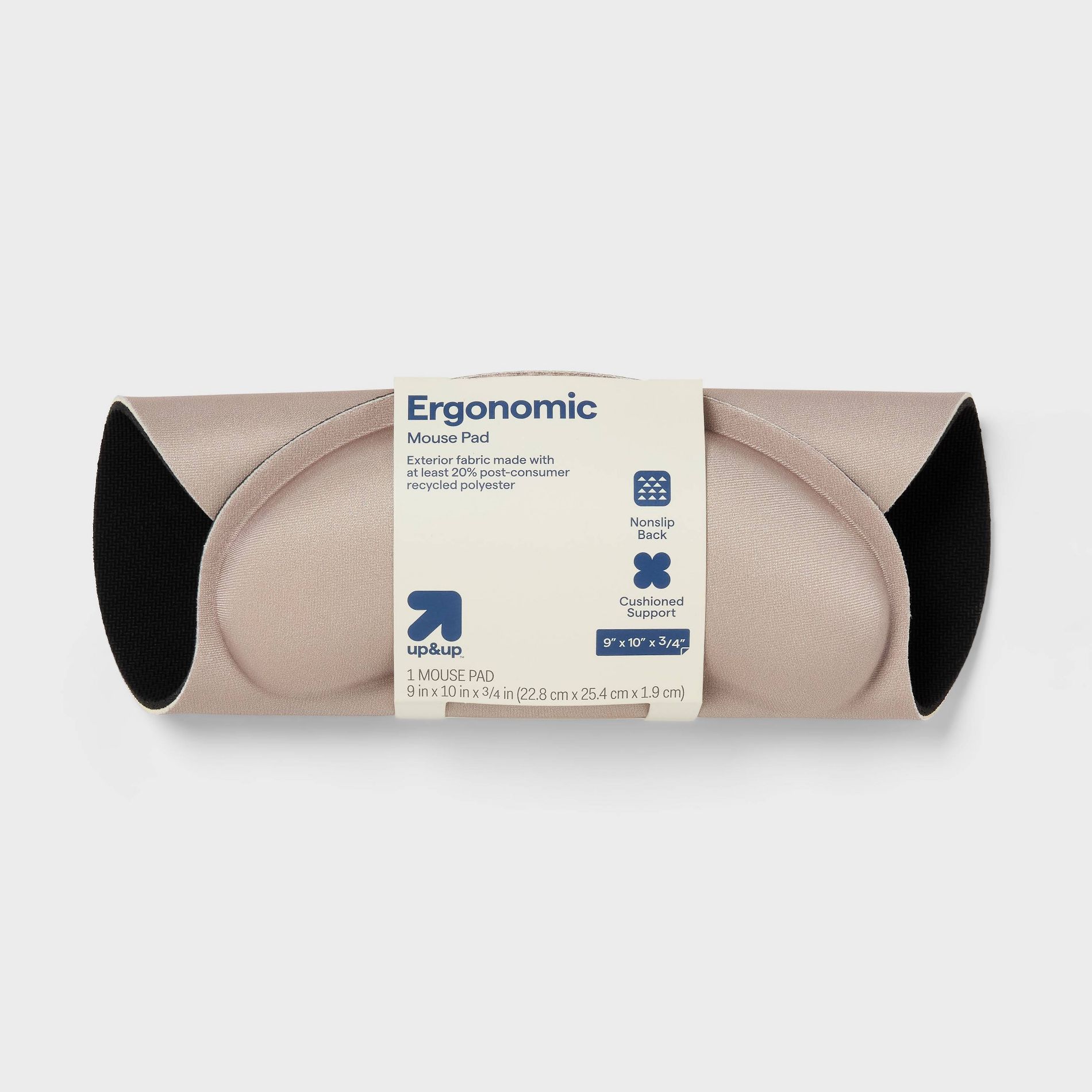 Ergonomic Mouse Pad Taupe - up&up™