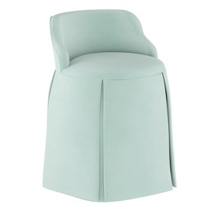 Vanity Chair Velvet Pool - Simply Shabby Chic , Velvet Blue