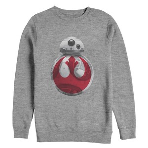 Men's Star Wars The Last Jedi BB-8 Rebel Symbol Sweatshirt - 1 of 3