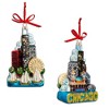 Kurt Adler Glass Ornament for Christmas Tree, Chicago - 2 of 4