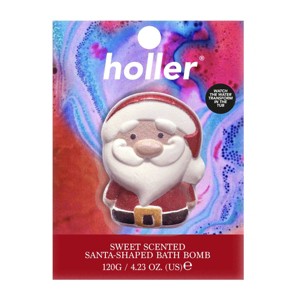 Holler and Glow Santa's Little Helper Sweet Scented Bath Bomb - 4.23oz - 1 of 2