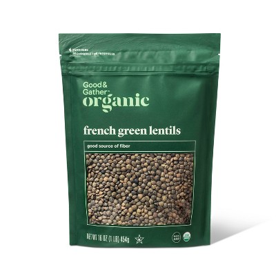 Organic French Green Lentils - 16oz - Good & Gather™