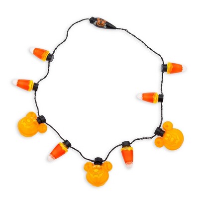 Disney Mickey Mouse Jack-o'-Lantern Halloween Glow Necklace - Disney Store