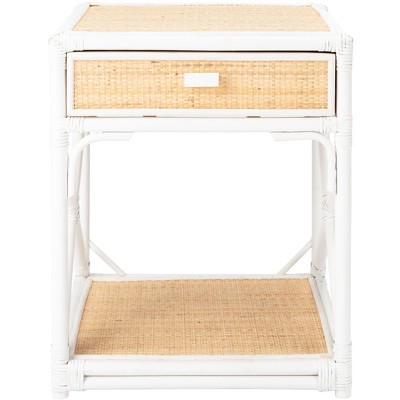 Bali 1 Drawer 1 Shelf Nightstand  - Safavieh