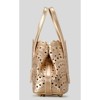 FATMOON Hollow Out Small Basket Bags for Women PU Leather Handbag with Inner Bag Shoulder Crossbody Bag for Beach Summer Travel - 4 of 4
