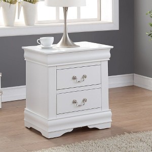 NicBex Nightstand with 2 Drawers,Modern Side Table with Storage Space and Wood Frame,Bedside Table for Bedroom,Living Room - 1 of 4