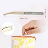 Unique Bargains Women's Anti Slip Eyebrow Clip 3.31"x0.28" Gold Tone Silver Tone - 4 of 4