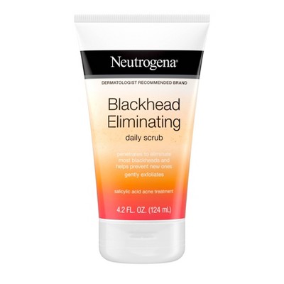 Neutrogena Exfoliating Blackhead Salicylic Acid Face Scrub - 4.2oz