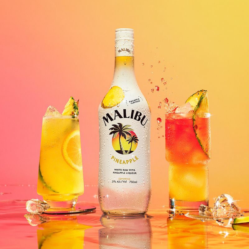 Malibu Caribbean Rum with Pineapple Liqueur - 1.75L Plastic Bottle, 4 of 6