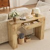 47 in Long Console Table with Drawer,Farmhouse Console Table, Narrow Sofa Table Behind The Couch,for Entrance, Living Room, Foyer, Bedroom - 3 of 4