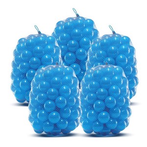 Upper Bounce Crush Proof Soft Plastic Trampoline Pit Balls - Kids Ball Set for Trampolines, Play Room, Tent, Pool Bath - 1 of 4