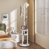 VECELO Coat Rack Freestanding, Solid Wood Entryway Hanger Stand, Hall Tree with Hooks, Floor Standing Tree Stand - 4 of 4