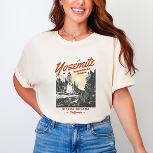 Simply Sage Market Yosemite National Park Sierra Nevada Garment Dyed Tee - 1 of 4