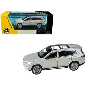 Mercedes-Maybach GLS 600 Nardo Gray with Sunroof 1/64 Diecast Model Car by Paragon Models - 1 of 3
