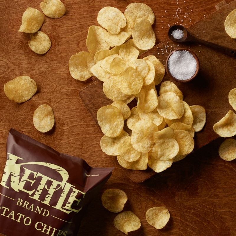 Kettle Brand Potato Chips Sea Salt Kettle Chips Snack - 2oz, 2 of 6