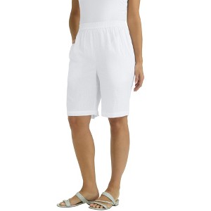 Jessica London Women's Plus Size Gauze Short - 1 of 4