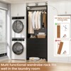 Aheaplus 24'' Freestanding Closet Organizer System with Hanging Rods and Drawers - 4 of 4
