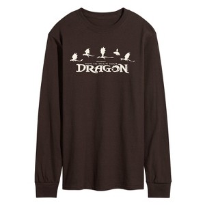 Men's - How To Train Your Dragon - Dragons Long Sleeve Graphic T-Shirt - 1 of 2