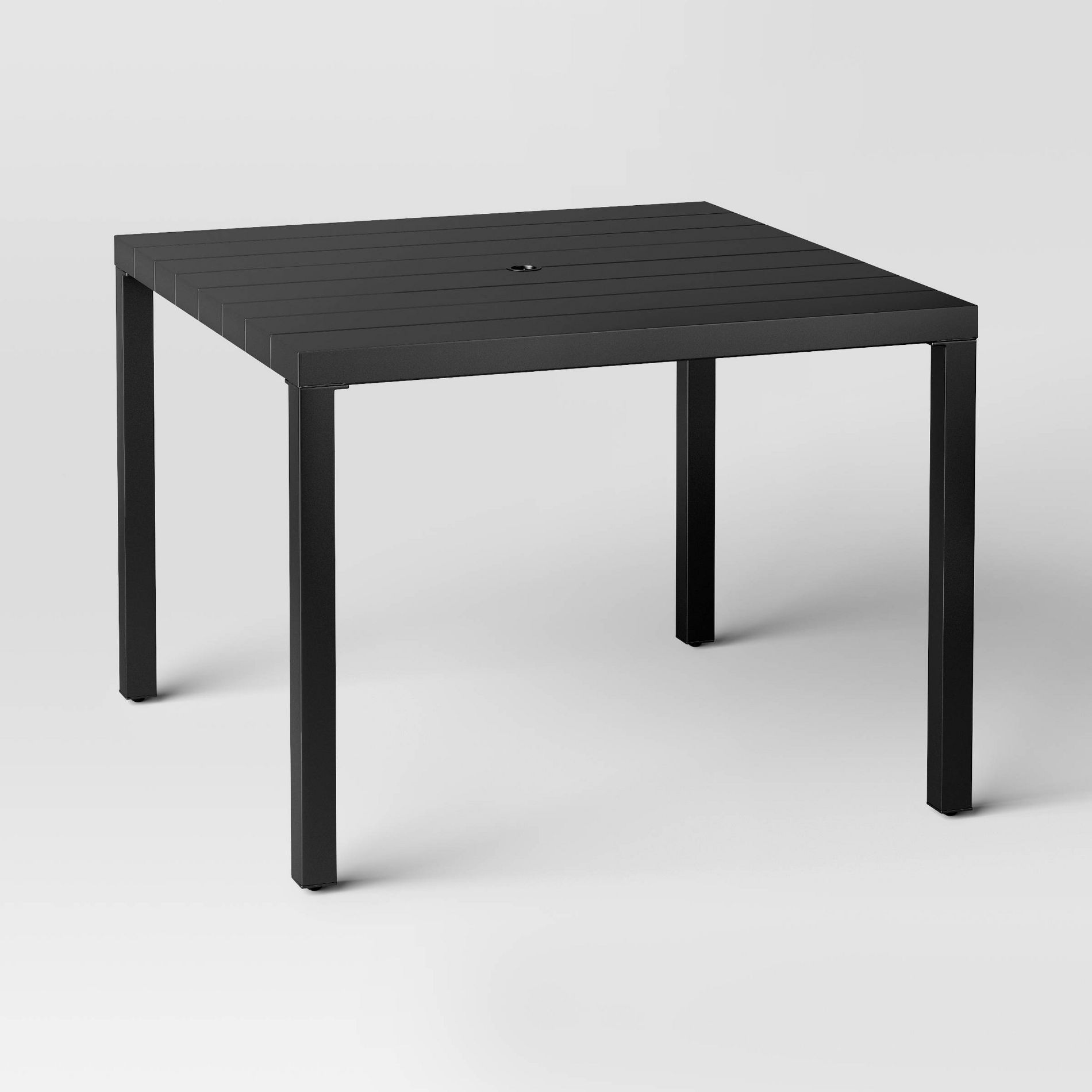 Metal Beech 4 Person Square Rust and UV-Resistant Outdoor Patio Dining Table - Threshold™