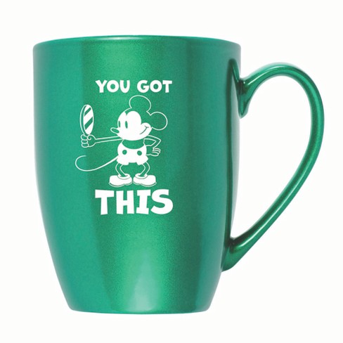 Elanze Designs You Got This 10 ounce New Bone China Coffee Tea Cup Mug, Emerald Green - image 1 of 4