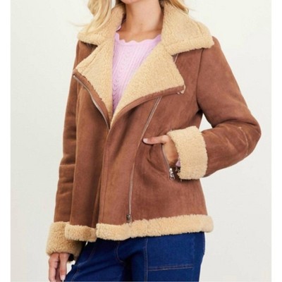 Women's NYC City Girl faux-shearling Jacket - SKIES ARE BLUE