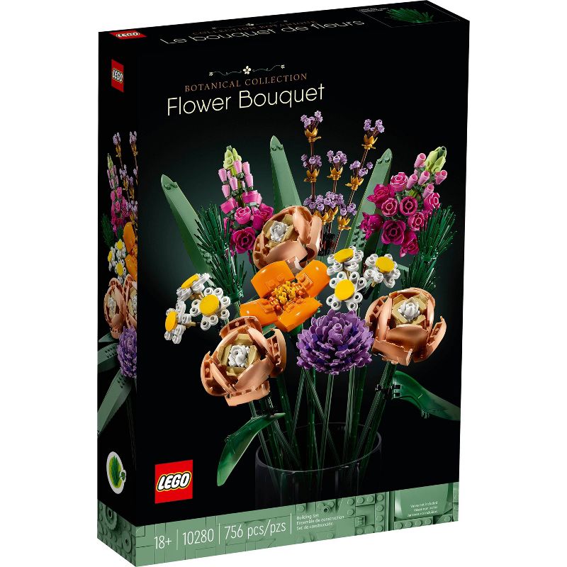 LEGO Icons Flower Bouquet Botanical Collection Building Set 10280, 5 of 15