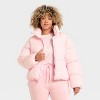 Women's Puffer Jacket - All In Motion™ Light Blue - 4 of 4