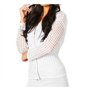 Women's Crochet Open Cardigan - Angel Apparel - 1 of 2