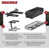 Yakima EXO SwingBase Hitch Rack Bundled with EXO GearLocker Rooftop Box, EXO TopShelf Hitch Base Rack Storage, and EXO GearWarrior Basket Mount, Black - 3 of 4