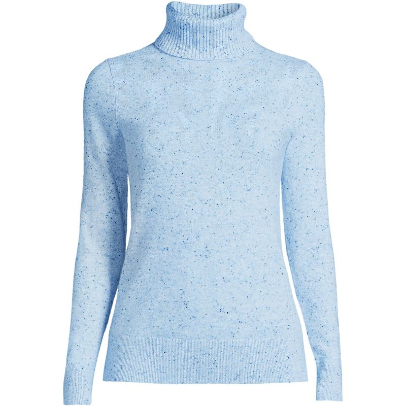 Lands' End Women's Cashmere Turtleneck Sweater, 3 of 4