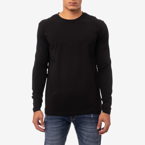 X Ray Men's Long Sleeve Crewneck T-shirt In Black Size 2x Large : Target