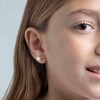 Girls' Sophisticated Pearl Screw Back Sterling Silver Earrings - In Season Jewelry - 2 of 4