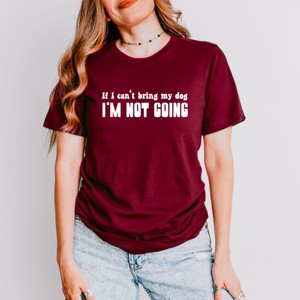 Simply Sage Market If I Can't Bring My Dog Short Sleeve Tee - 1 of 4