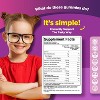 Kids Iron Gummies with Vitamin C, Blood Builder Iron Supplements for Kids Gentle for Stronger Immunity & Energy Support, Grape Flavor, Phytoral, 120ct - 3 of 4