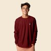 Dalix Astronaut Embroidered Cotton Classic Fit Long Sleeve Crewneck Tee Shirt Mens - 3 of 4
