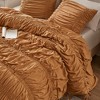 Okak All Size Romantic French Style Pleated Bed Comforter Mini Set,Comfortable Quilt Comforter Bedding Sets,Machine Washable - 2 of 4