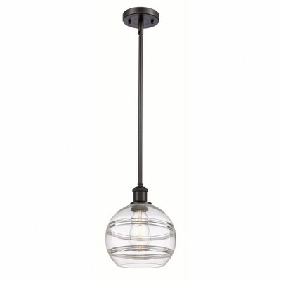 Rochester - 1 Light Stem Hung Mini Pendant In Industrial Style-9.88 Inches Tall and 8 Inches Wide