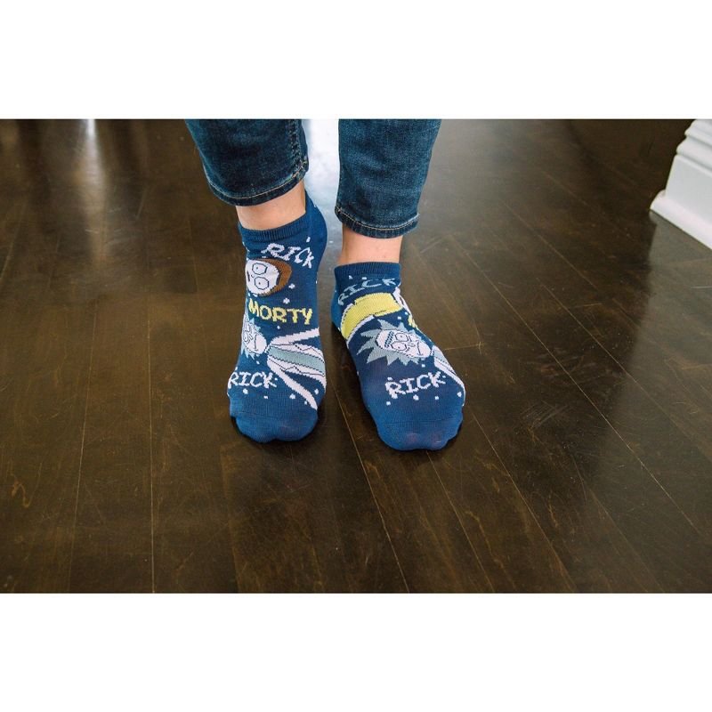 HYP Rick and Morty Novelty Low-Cut Adult Ankle Socks | 5 Pairs, 4 of 8