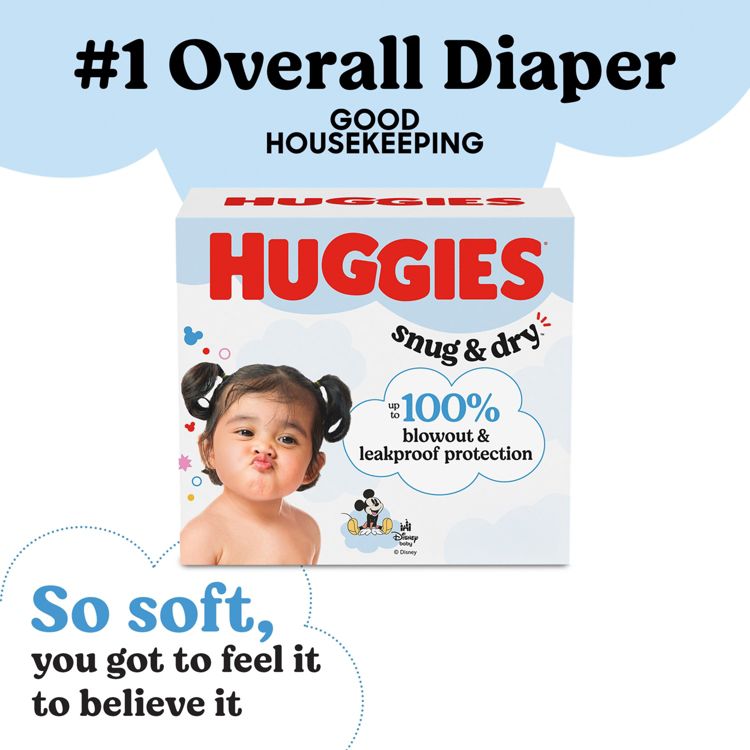 Huggies Snug & Dry Disposable Diapers - (Select Size and Count), 4 of 13