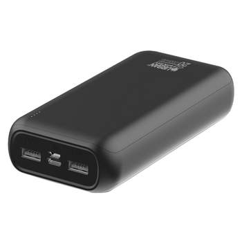 Mycharge Amp Prong Max 20000mah/12w Output Power Bank With Integrated  Charging Cable - Black : Target