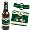 Big Dot of Happiness St. Patrick's Day - Saint Paddy's Day Decorations for Women and Men - 6 Beer Bottle Label Stickers and 1 Carrier - 3 of 4