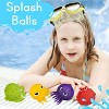 4E's Novelty 4 Packs Sea Animal Water Balls, Sensory Octopus Squishy Pool Toys for Kids ages 3-5 - 3 of 4