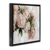 Stupell Industries Elegant Pink Roses Arrangement Floating Frame Canvas Art - 2 of 4