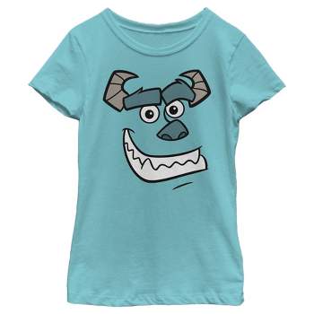 Girl's Monsters Inc Sulley Face T-Shirt
