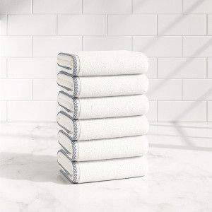 Boho Border Cotton Quick-Dry Towel Set - Great Bay Home - 1 of 4